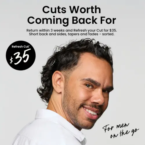 Stay Sharp with Just Cuts: The $35 Refresh Cut for men on the go.